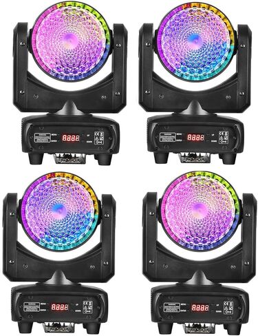 Moving Head dj Lights for Parties - BETOPPER Stage Lights 120W COB LED RGBW 4-in-1 DMX Wash Strobe Light for Parties Live Show Disco Events Concert in Kuwait