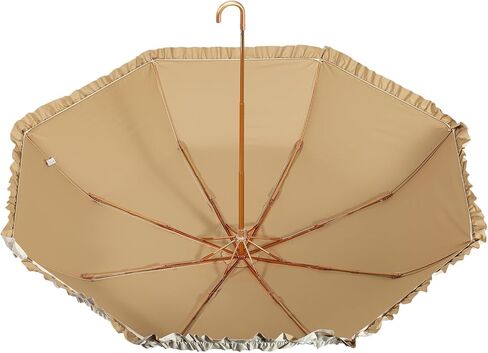 LCY Floral Edge Compact Umbrella Folding Anti-UV Parasol with Hook Handle Sunproof Rainproof & Windproof Umbrella in Saudi Arabia