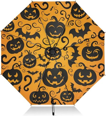 ALAZA Folding Umbrella Inverted Umbrella Automatic Open Close Compact Umbrella Portable Large for Rain Sun UV Protection Windproof in Saudi Arabia