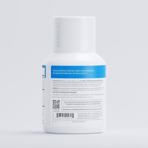 Isotonix® الإنزيمات الهاضمة مع البروبيوتيك | مركب DigeZyme® متعدد الإنزيمات وLactospore® Bacillus Coagulans | امتصاص العناصر الغذائية وتوازن القناة الهضمية وصحة الجهاز الهضمي | نباتي، خالي من الغلوتين | 90 حصة in Kuwait