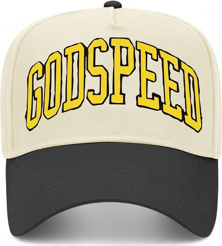 Godspeed Collegiate Hat | Premium Adjustable Snapback Baseball Vintage Trucker Hat for Men & Women in Saudi Arabia