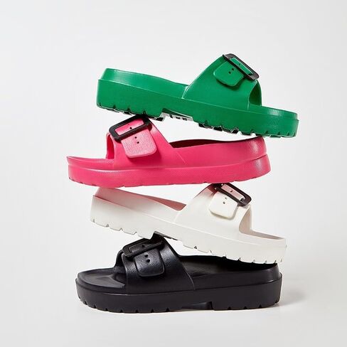 Women with Arch Support Mat Comfortable Summer Beach Walking Thick Sole Thong Cushion Sandals Slip on Indoor Outdoor in Saudi Arabia