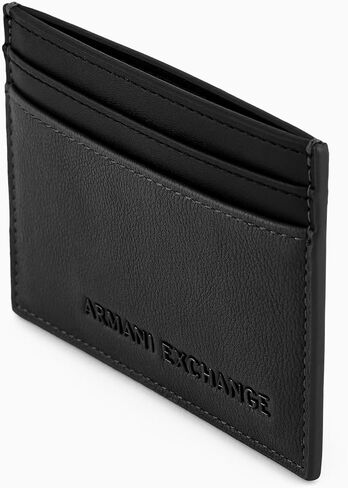 Armani Exchange Men's Tulum Card Holder, Black, One Size in Saudi Arabia