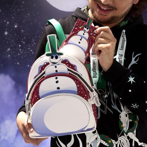 حقيبة ظهر صغيرة من Loungefly Nightmare Before Christmas Snowman Jack Skellington in Saudi Arabia