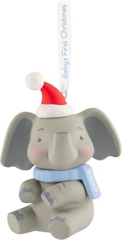 Hallmark Keepsake Christmas Ornament 2025, Baby Girl's First Christmas Elephant 2025 in Saudi Arabia