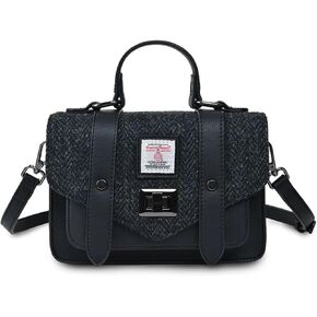 Islander Harris Tweed Mini Satchel, Handbag for Women, Flap and Microfiber Leather in Kuwait
