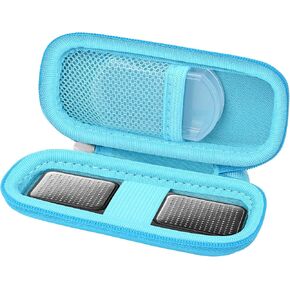 Heart Rate Monitor Case KardiaMobile EKG Monitor 1L 6L with Pill Case, Portable Hard EVA Kardia Mobile Heart Monitor Case with Climbing Clip, White Protective Organizer Case in Kuwait