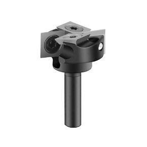 SpeTool 1/4 Inch Shank 1-1/4" Cutting Diameter Spoilboard Surfacing Router Bit 2+2 Inserts Cutter Planing Bit Flycutter Leveler Slab Flattening Router Bit Woodworking Milling Cutter in Kuwait