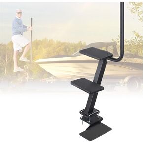 4-Step Boat Steps for Trailer with Handle,Heavy Duty Non-Slip Boat Trailer Steps Universal Fit for Bass/Pontoon Boat Trailers in Kuwait
