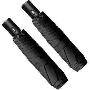 Automatic Travel Mini Umbrella, Compact Folding Small Pocket Umbrellas for Purse Wallet, UV Sun Rain Protection, Lightweight Portable Design Fits in Backpack for Women Men Kids in Kuwait