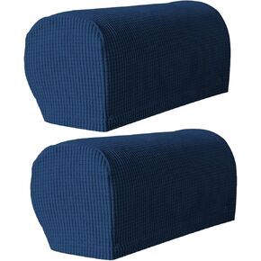 Armrest Chair Covers, Set of 2 Stretch Armchair Couch Arm Rest Cover Anti-Slip Spandex Polyester Sofa Chair Arm Caps Slipcovers for Furniture Protector,Orange in Saudi Arabia