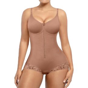 SHAPELLX Shapewear for Women Tummy Control Half Body Shaper Snatched Zipper Butt Lifting Faja Colombiana Bodysuits for Women in Kuwait