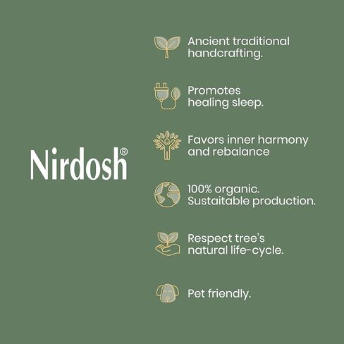 NIRDOSH PALITO - أعواد بالو سانتو 100% من الخشب الطبيعي من الإكوادور - 15 عصا (1.62 أونصة) - اليوغا والتأمل - Bursera Graveolens in Kuwait