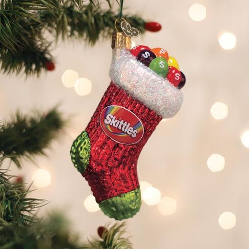 Old World Christmas Skittles Glass Blown Ornament for Christmas Tree in Saudi Arabia