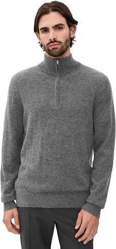 Vince Men's Cashmere Quarter Zip Sweater in Saudi Arabia