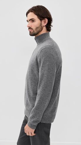 Vince Men's Cashmere Quarter Zip Sweater in Saudi Arabia