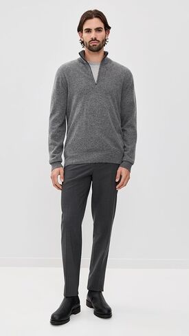 Vince Men's Cashmere Quarter Zip Sweater in Saudi Arabia