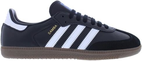 حذاء adidas Samba OG النسائي مقاس 8.5، اللون: أسود أساسي/أبيض سحابي/لثة in Kuwait