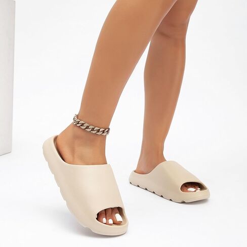 Cloud Slippers for Women and Men Soft Ultra Cushion Pillow Slide Sandals Summer Beach Shoes with Thick Sole in Saudi Arabia