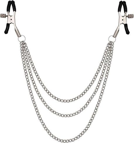 Stainless Steel Adjustable Body Chain With Non-Piercing Clips – Stylish Faux Body Piercing Jewelry For Women in Saudi Arabia