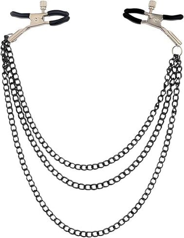 Stainless Steel Adjustable Body Chain With Non-Piercing Clips – Stylish Faux Body Piercing Jewelry For Women in Saudi Arabia