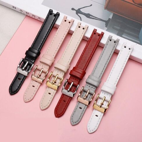 Leather watch strap for Anne Klein AK2156/2157/2618 notched watchband design. in Saudi Arabia
