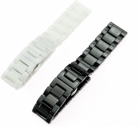 Ceramic Watch Band,18mm Universal Quick-release Strap, Stainless Steel Folding Buckle Wristband in Saudi Arabia