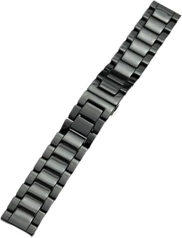 Ceramic Watch Band,18mm Universal Quick-release Strap, Stainless Steel Folding Buckle Wristband in Saudi Arabia