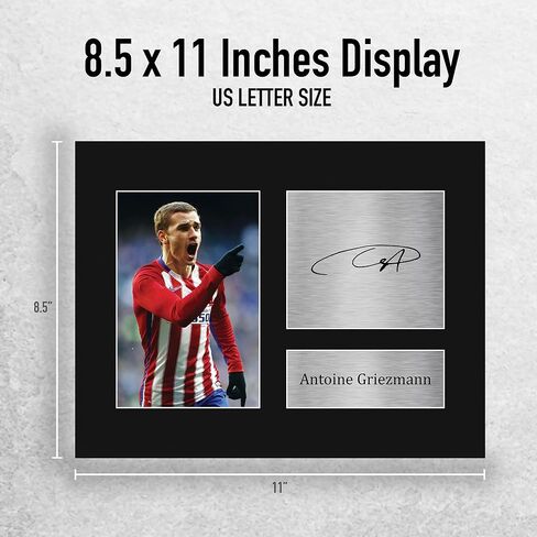 HWC Trading Antoine Griezmann Gifts Signed Printed Autograph Atletico Madrid Print Photo Picture Display - US Letter Size in Saudi Arabia
