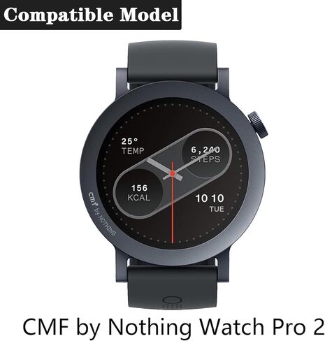 حزام ساعة 22 ملم متوافق مع CMF من Nothing Watch Pro 2، بديل رياضي من السيليكون in Kuwait