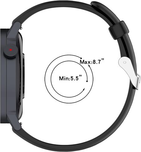 حزام ساعة 22 ملم متوافق مع CMF من Nothing Watch Pro 2، بديل رياضي من السيليكون in Kuwait