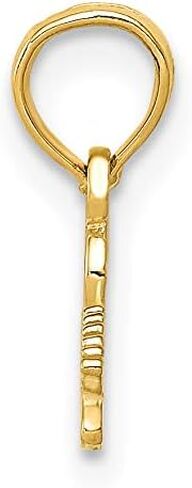 14k Yellow Gold Musical Series Electric Guitar Pendant in Saudi Arabia