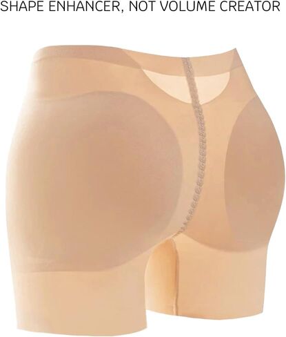Women Seamless Butt Lifter Hip Enhancer No-Show Padded Shapewear Panties Underwear with Removable Pads in Saudi Arabia