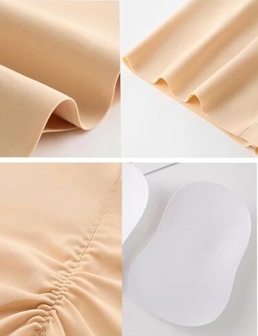 Women Seamless Butt Lifter Hip Enhancer No-Show Padded Shapewear Panties Underwear with Removable Pads in Saudi Arabia