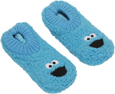 Bioworld Sesame Street Cookie Monster Themed Women's Slipper Sock in Saudi Arabia