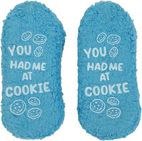 Bioworld Sesame Street Cookie Monster Themed Women's Slipper Sock in Saudi Arabia