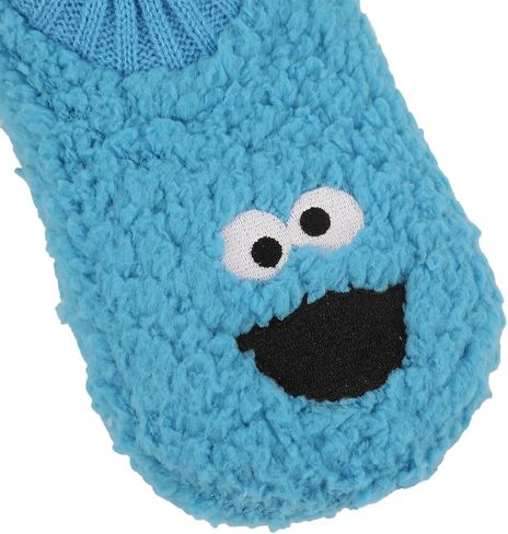 Bioworld Sesame Street Cookie Monster Themed Women's Slipper Sock in Saudi Arabia