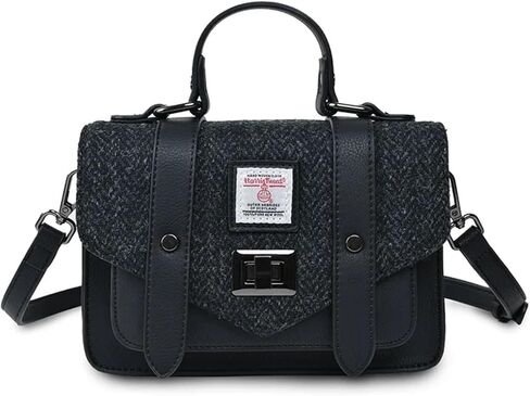Islander Harris Tweed Mini Satchel, Handbag for Women, Flap and Microfiber Leather in Saudi Arabia