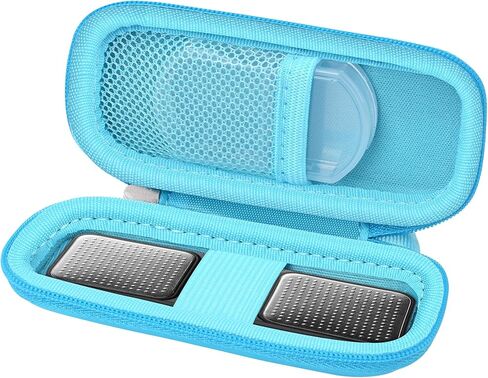 Heart Rate Monitor Case KardiaMobile EKG Monitor 1L 6L with Pill Case, Portable Hard EVA Kardia Mobile Heart Monitor Case with Climbing Clip, White Protective Organizer Case in Kuwait