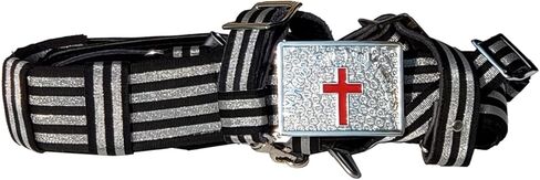 MASONIC KNIGHTS TEMPLAR Ceremonial Sword Belt & Buckle for Sir Knight SIZE Adjustable 36 TO 50 INCHES in Saudi Arabia