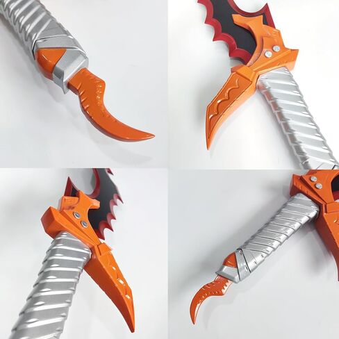 All Metal Anime Knight Killer Kasaka Sword Sung Jingwoo with Display Stand for Collection, Cosplay-21.7 Inch Red in Saudi Arabia
