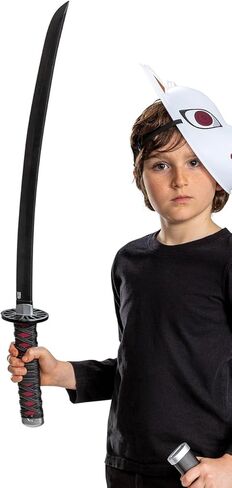 زي سيف تانجيرو الفاخر من Disguise Demon Slayer، إكسسوار زي بلاستيكي رسمي من Tanjiro وغمد، بطول 31 بوصة in Kuwait