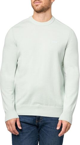BOSS Men's Tonal Logo Knit Sweater in Saudi Arabia
