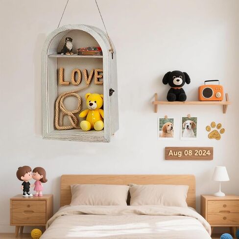 إطار صندوق ظلال مقاس 11 × 16 مع زجاج شبكي، إطار صندوق ظل عميق مع ظهر من الكتان وأرفف قابلة للإزالة، علبة عرض زجاجية خشبية للميداليات والصور والتذكارات والجوائز، عمق 4 بوصات (أبيض) in Kuwait