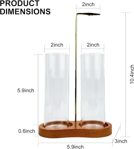 2 in 1 Glass Incense Holder for Sticks, Incense Burner with Ash Catcher, Hanging Incense Holders with Glass Ash Catcher for Meditation, Yoga, Spa, Home Decor, Room in Saudi Arabia