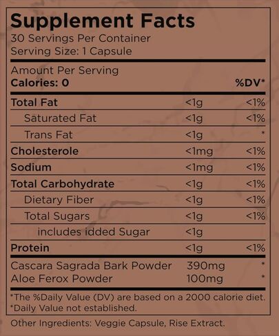 Centenarius Nutrition Smooth Moves – Gentle Botanical Bowel Support Blend with Cascara Sagrada & Aloe Ferox – Natural Digestive Balance, Occasional Relief, Non-Habit Forming Daily Comfort Capsules in Saudi Arabia