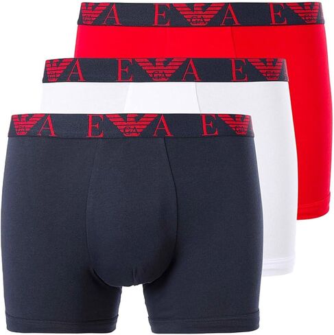 Emporio Armani mens Bold Monogram 3 Pack Boxer Brief in Saudi Arabia