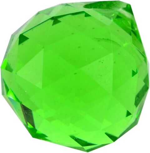 fengshuisale 30mm Crystal Ball Prisms for Chandelier, Ceiling Light, Christmas Tree, Window Display, Wedding Display, Curtains W Red String Bracelet (Red) in Saudi Arabia