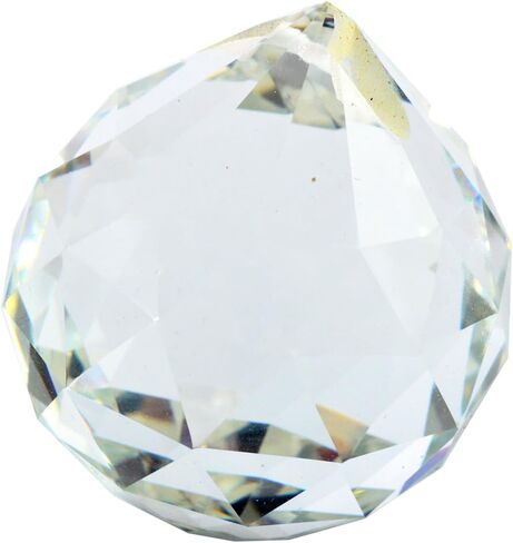 fengshuisale 30mm Crystal Ball Prisms for Chandelier, Ceiling Light, Christmas Tree, Window Display, Wedding Display, Curtains W Red String Bracelet (Red) in Saudi Arabia