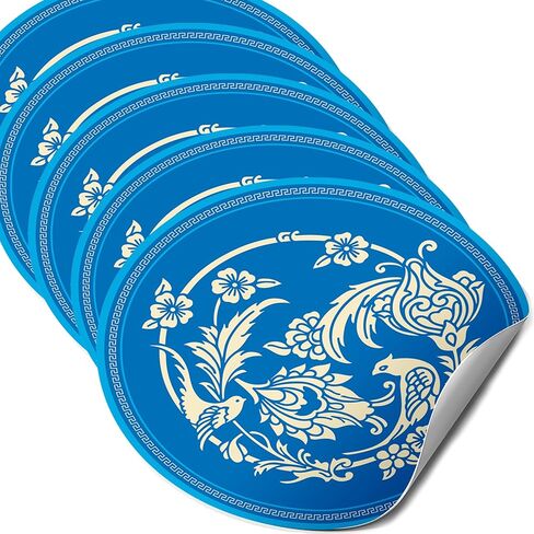 Annual Wealth Amulet 2026 Feng Shui Stickers, Symbol of Prosperity, Flow & New Beginnings, Decorative Feng Shui Stickers for Balance and Growth Energy, Made in USA (5 Pack) in Saudi Arabia